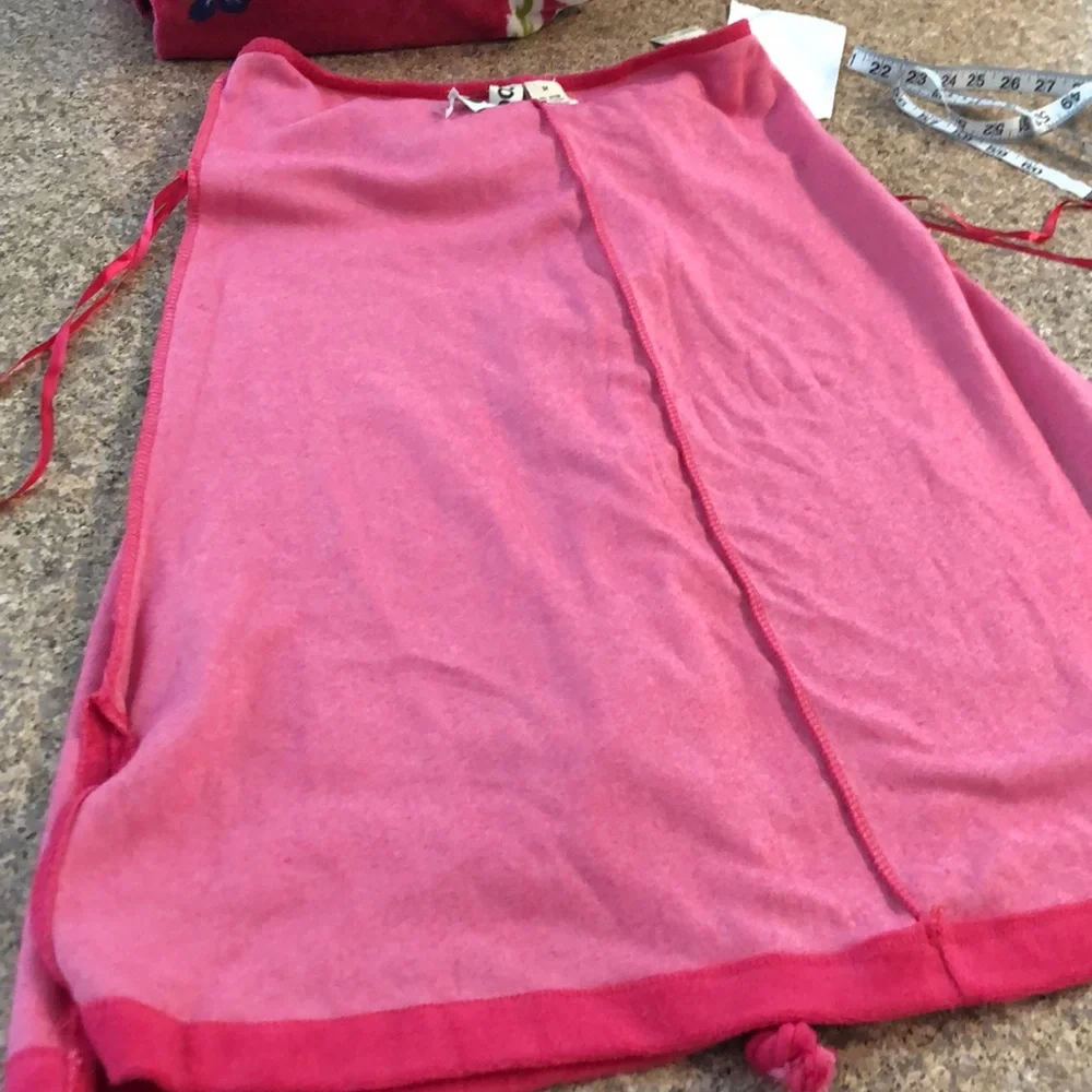 NWT Cocoa Pink Swim Cover Up Dress Medium Terry Cloth With Imperfections - Picture 15 of 17